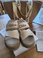 Chloe Sandalen Beige Gr.40 wenig getragen mit Karton Rechnung Nordrhein-Westfalen - Emmerich am Rhein Vorschau