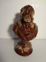 Beeindruckende + schöne Jesus – Büste Keramik braun-beige Hessen - Linden Vorschau