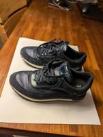 Schuhe Damen GEOX 38 Leder blau Bayern - Amberg Vorschau