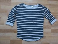 Shirt Sweatshirt H&M grau weiss gestreift Gr. M 38 40 Nordrhein-Westfalen - Recke Vorschau