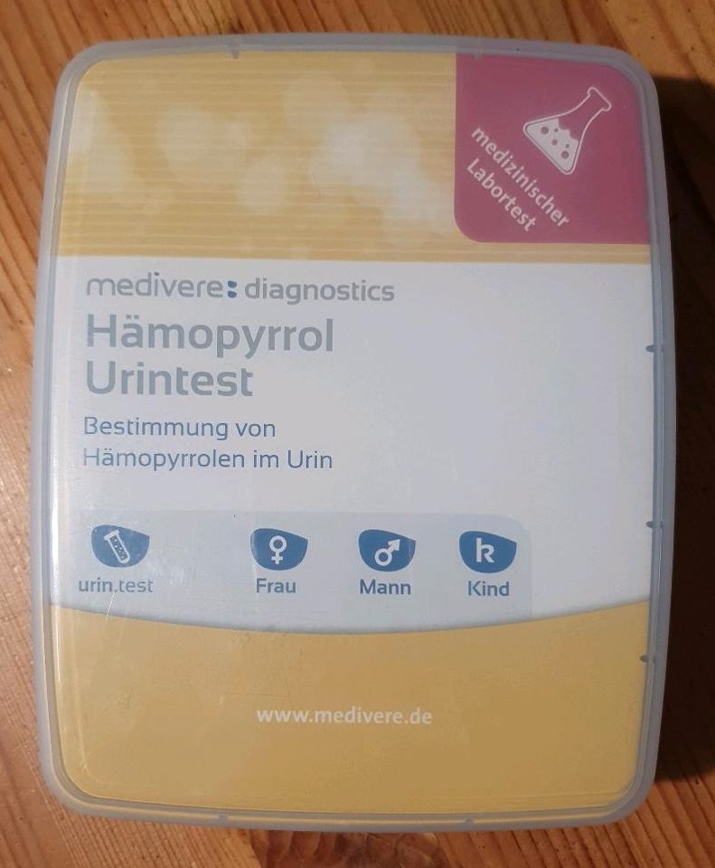 Hämopyrrol Urintest, medizinischer Labortest, unisex, OVP in Preetz