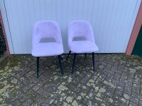 2 Stühle Sessel sehr gut erhalten mit Samtbezug in Rosa Niedersachsen - Neuenhaus Vorschau