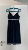 Midikleid Abendkleid 34 XS S Heine dunkelblau Pailletten Silveste Bayern - Mindelheim Vorschau
