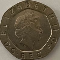 20 Pence Münze, Elizabeth II, DG REG FD, IRB, 2007, für Sammler Baden-Württemberg - Rauenberg Vorschau