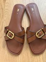 ZARA Pantoletten Sandalen braun cognac 37 Stuttgart - Möhringen Vorschau