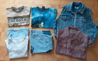 Kleiderpaket 7tlg. Sommer T-Shirts Shorts Hemd Jeansweste 104/110 Bayern - Gersthofen Vorschau