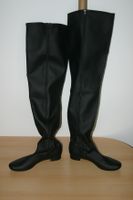 Schwarze Kunstleder Overkneestiefel in der Größe 47! NEU! Wandsbek - Hamburg Farmsen-Berne Vorschau