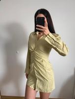 Zara Kleid Hemdkleid Hellgrün Xs Düsseldorf - Heerdt Vorschau