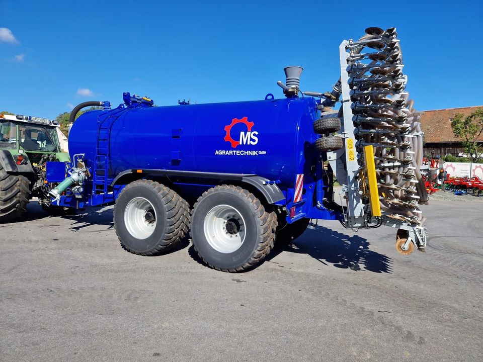 Güllefass Vakuumfass Pumpfass Schlitzgerät 7m 16500l in Tiefenbach Oberpf