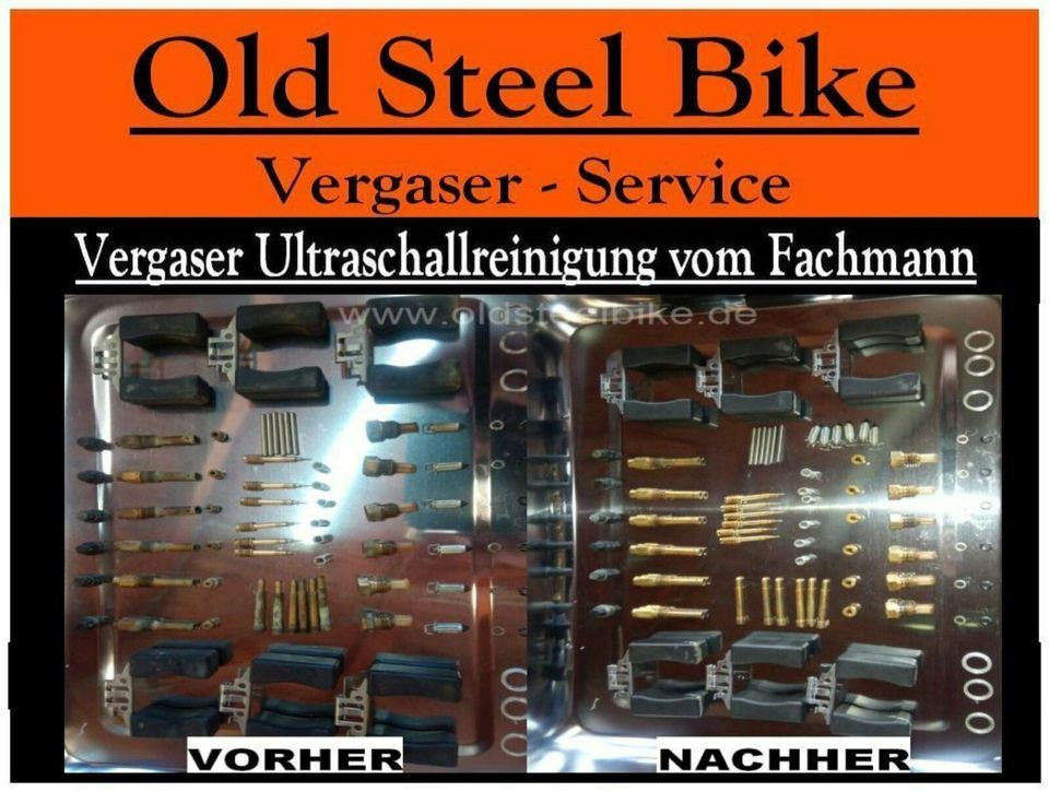 ⭐Einfache Online-Abwicklung / Zusendung⭐ Motorrad Vergaser Ultraschall - Reinigung & Instandsetzung & Ersatzteile vom Fachmann - Von der Motorrad-/ & Auto-Bild als Vergaser Spezialwerkstatt empfohlen in Südbrookmerland