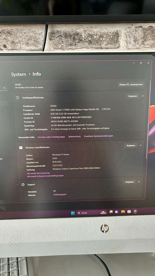 HP Pavilion All-in-one 24-xa1xxx in Röthlein