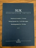 Josef Suk, Streichquartett Nr. 1, Partitur, Bärenreiter Urtext Mitte - Tiergarten Vorschau