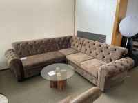 Couch Sofa Polstergarnitur braun velour Nordrhein-Westfalen - Bad Oeynhausen Vorschau