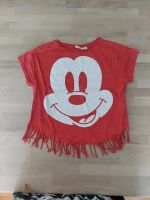 Zara T-Shirt 140 146 Mickey Mouse * rot *Top Zust.! Frankfurt am Main - Kalbach Vorschau