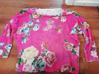 Pullover pink mit Blumenmuster Fledermaus 3/4 Sachsen - Demitz-Thumitz Vorschau