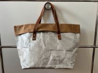 Stylische Paper-Bag-Tasche, Silber, Shopper Münster (Westfalen) - Centrum Vorschau