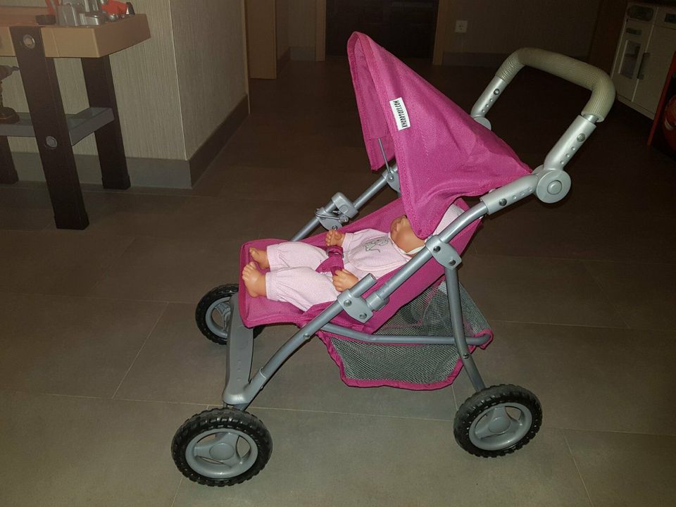 Knorrtoys Puppen Buggy inkl Puppe in Uder