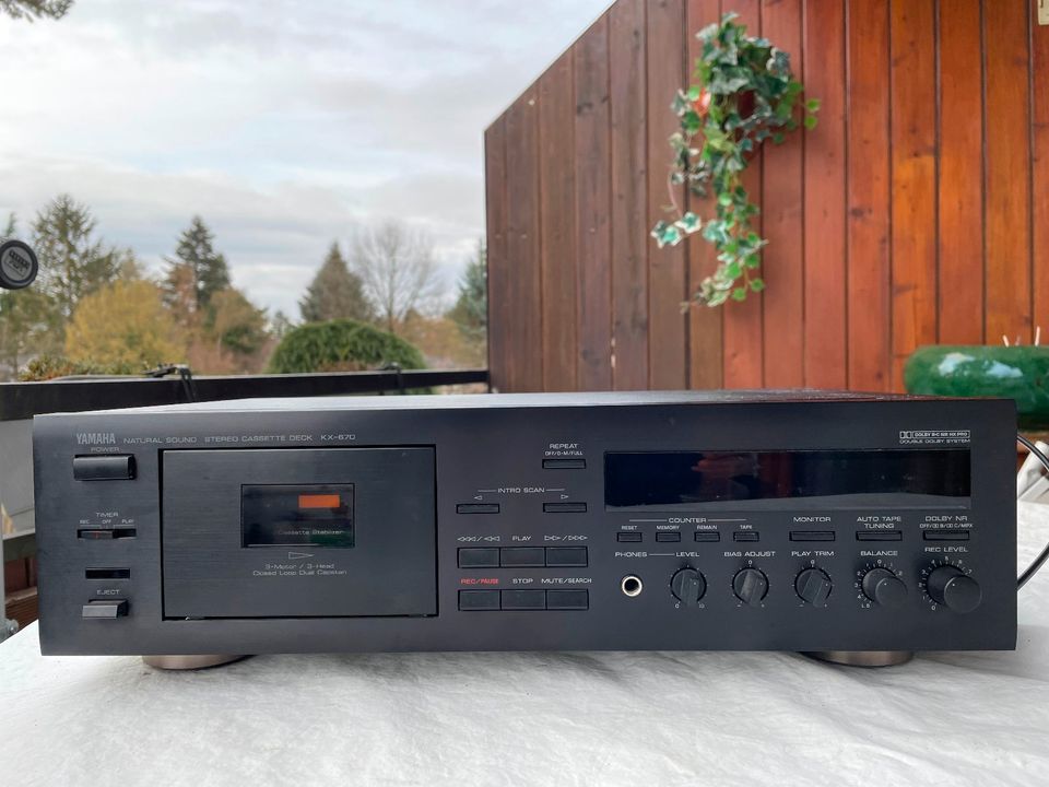 Yamaha Kasettendeck Model Nr. KX-670, 230 Volts, 50 Hz in Hannover