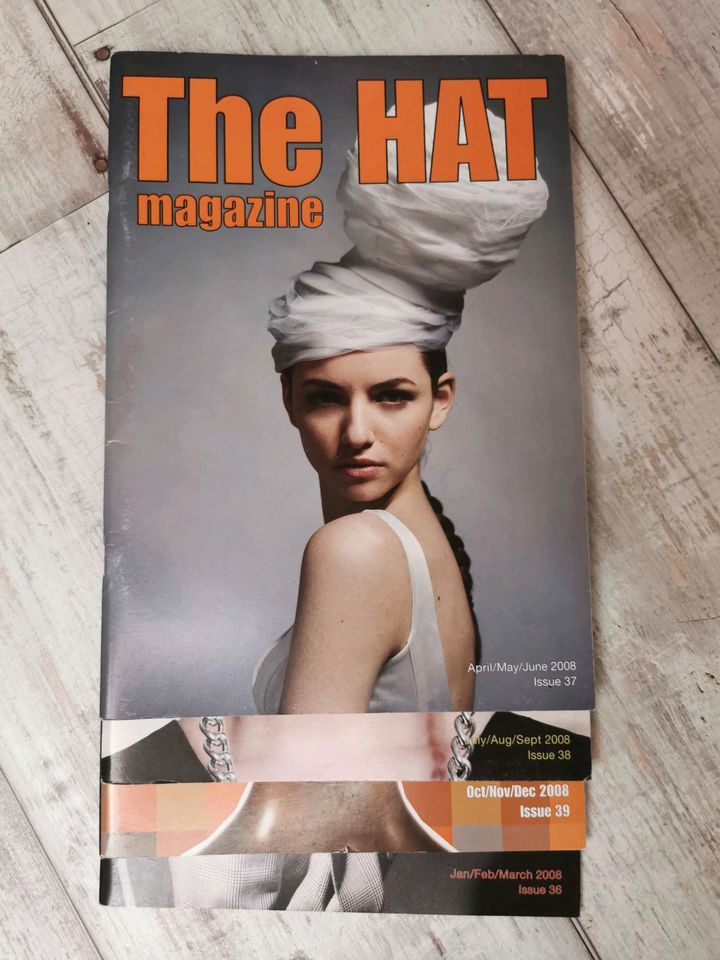 Hutmacher Zubehör " The Hat Magazin" 1999 bis 2010 Jahre in Dresden