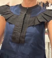 Burburry Top Bluse mit Rüschen und Schoß blau schwarz 36 Berlin - Steglitz Vorschau