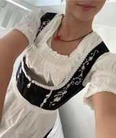 Dirndl Kleid Oktoberfest Wasen Volksfest schwarz/weiß Gr. 36 Baden-Württemberg - Möglingen  Vorschau