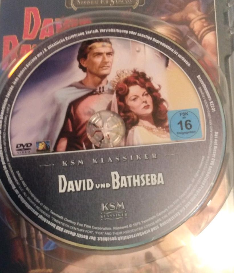 DAVID und BATHSEBA DVD Gregory Peck 1951 in Idstein