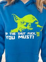 Hoodie Up The Shut Fuck, You Must! Yoda Star Wars Neu Niedersachsen - Bockhorn Vorschau