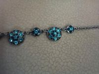 Kette Modeschmuck blaue Strasssteinchen Vintage Dr Rheinland-Pfalz - Nierstein Vorschau