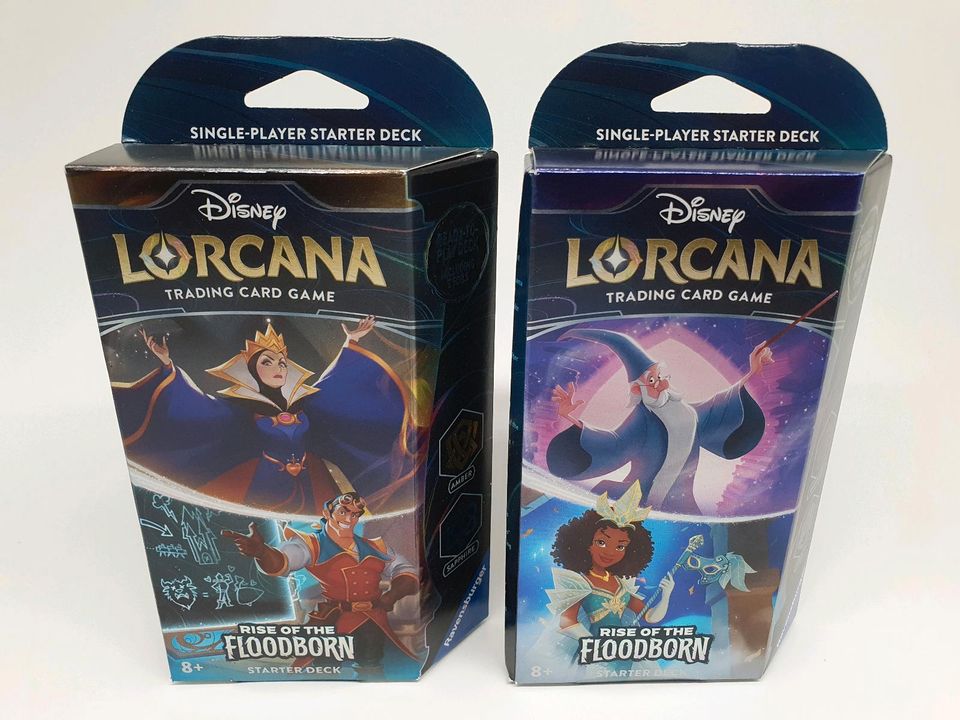 Disney Lorcana TCG Rise of the Floodborn Starter Deck EN Neu in Türkenfeld