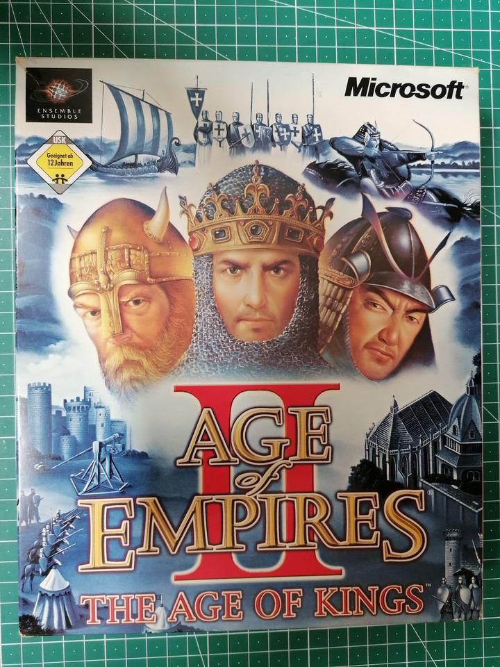 PC Spiel Age of Empires 2 (1999) (Microsoft) BigBox Eurobox in Dillingen (Donau)