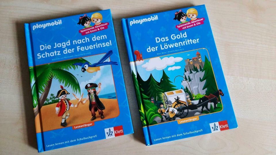 2 Playmobil Bücher für Leseanfänger in Wasenbach