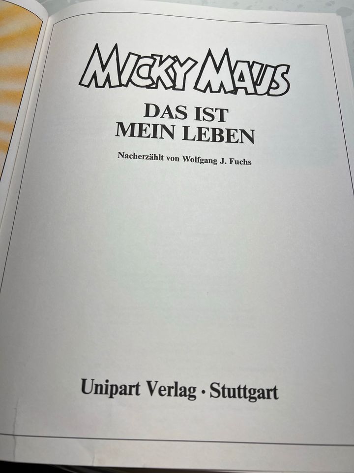 Micky Maus Buch Das ist mein Leben in Böblingen