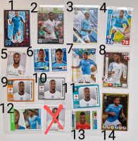 * Raheem Sterling * Konvolut Set Sticker Panini Man City England Bayern - Buchloe Vorschau