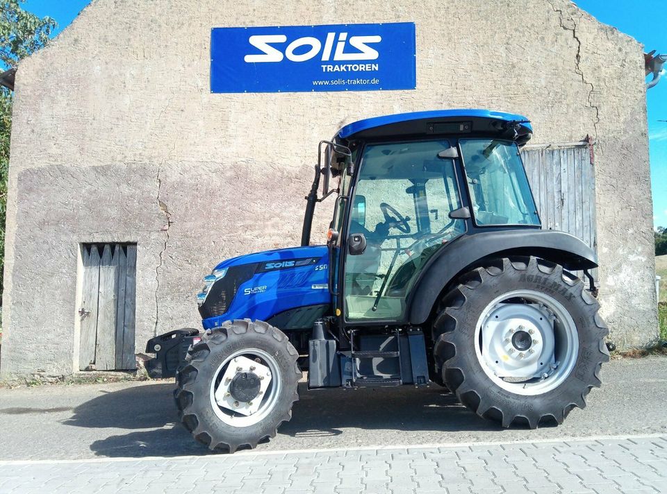 Traktor NEU Solis 50 Kabine Schlepper Kat 2 Frontlader Allrad in Rehborn