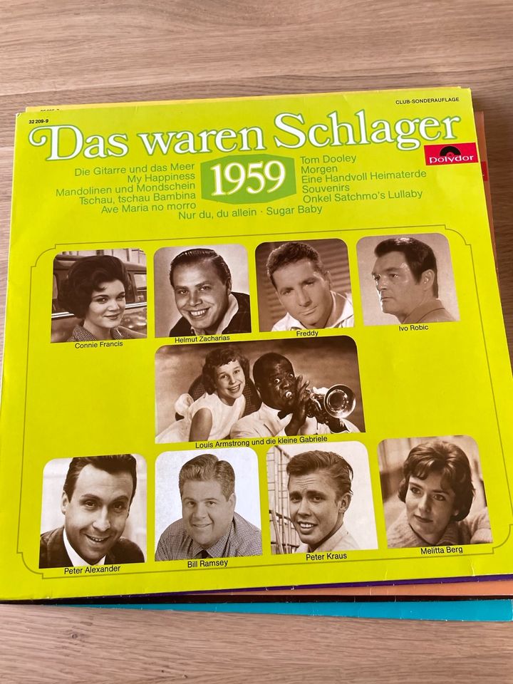 Schallplatten das waren Schlager 1951 - 1976 LP Sammlung in Pfofeld