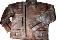 Motorrad Leder Jacke "Classic" Gr. 48 Sachsen - Jahnsdorf Vorschau