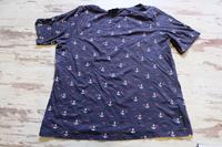Bonprix T-Shirt Allover Print Anker Ahoi Möwe Maritim 48/50 Sachsen-Anhalt - Wolferstedt Vorschau
