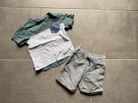 SommerSet: T-Shirt + kurze Hose, Gr. 80 Nordrhein-Westfalen - Steinfurt Vorschau