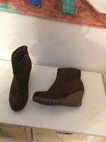 WEDGES Boots, Keil Plateau- Stiefletten, Stiefel, Gr. 38, Braun Nordrhein-Westfalen - Pulheim Vorschau