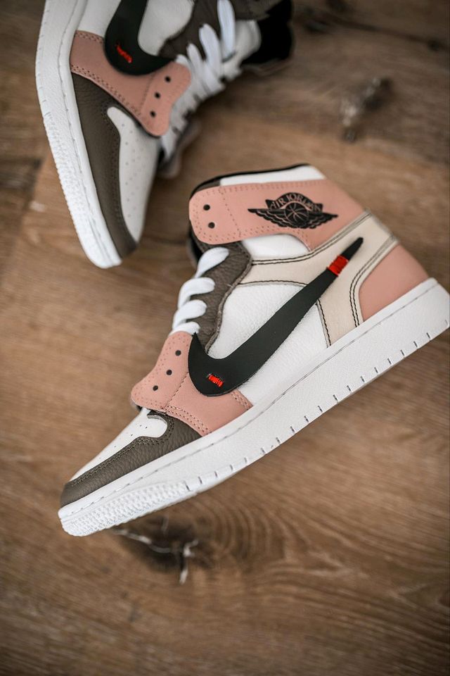 Nike Air Jordan 1 High Off White custom Sneaker Schuh in Eberbach