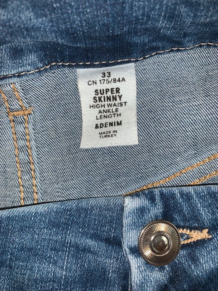 High Waist Skinny Jeans von H&M in Stadtroda
