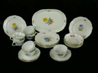 Meissen Porzellan - Tee-/Kaffeeservice - Bunte Blume - Goldrand Münster (Westfalen) - Hiltrup Vorschau