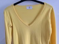 C&A Pulli Pullover V Ausschnitt 38 M gelb CuA Shirt Teens Damen Nordrhein-Westfalen - Pulheim Vorschau