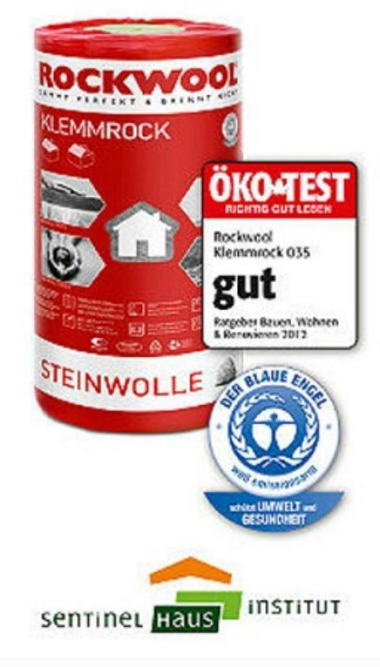 Klemmrock Steinwolle von Rockwool , WLG 035 in 160mm ( 58,69€ ) in Sottrum