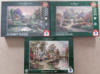 3 x Thomas Kinkade Schmidt Puzzle - Painter of Light! Hessen - Wiesbaden Vorschau