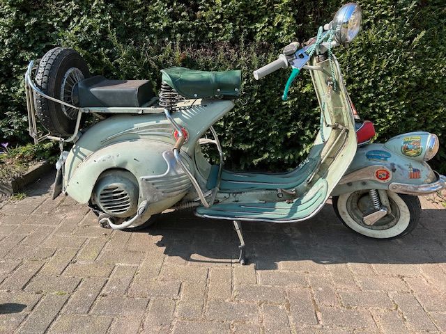 Vespa ACMA 1950 Gestängeschaltung viel Zubehör Patina Bacchetta in Hamburg