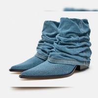 NEU Zara Denim-Boots Gr. 41 blau Stulpenlook Stiefel Ankle Damen Baden-Württemberg - Karlsruhe Vorschau