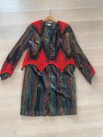 Popy Moreni vintage Anzug samt Gr M / fr 42 Frankfurt am Main - Bockenheim Vorschau