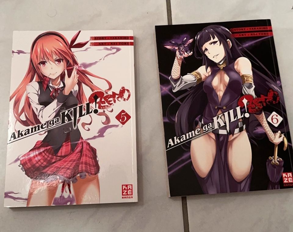 Akame ga Kill Zero Manga Teil 5 und 6 in Ingolstadt