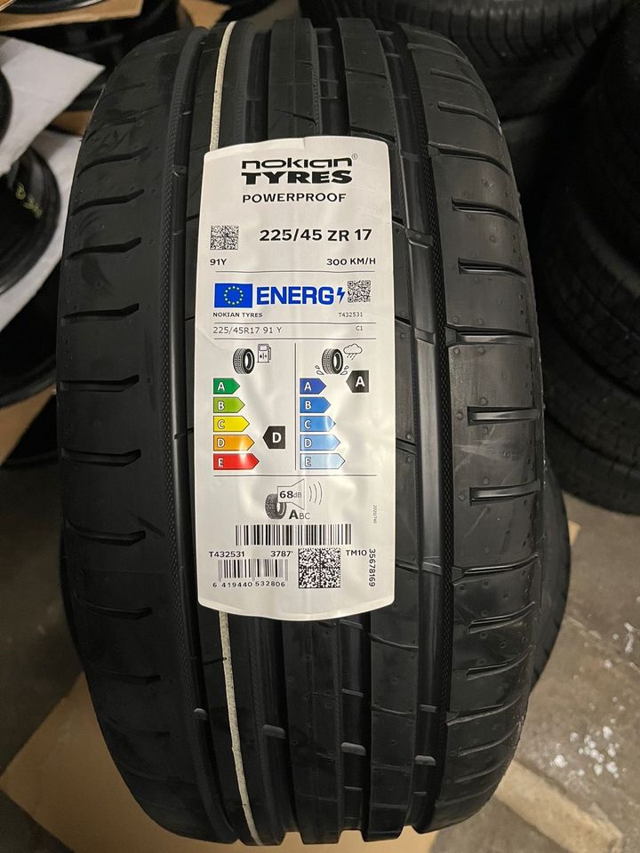 Nokian PowerProof 225 45 R17 91Y Neue 1x Sommerreifen in Berlin